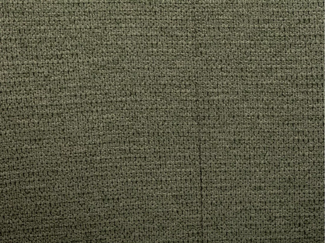 Fauteuil en tissu vert OSSANA
