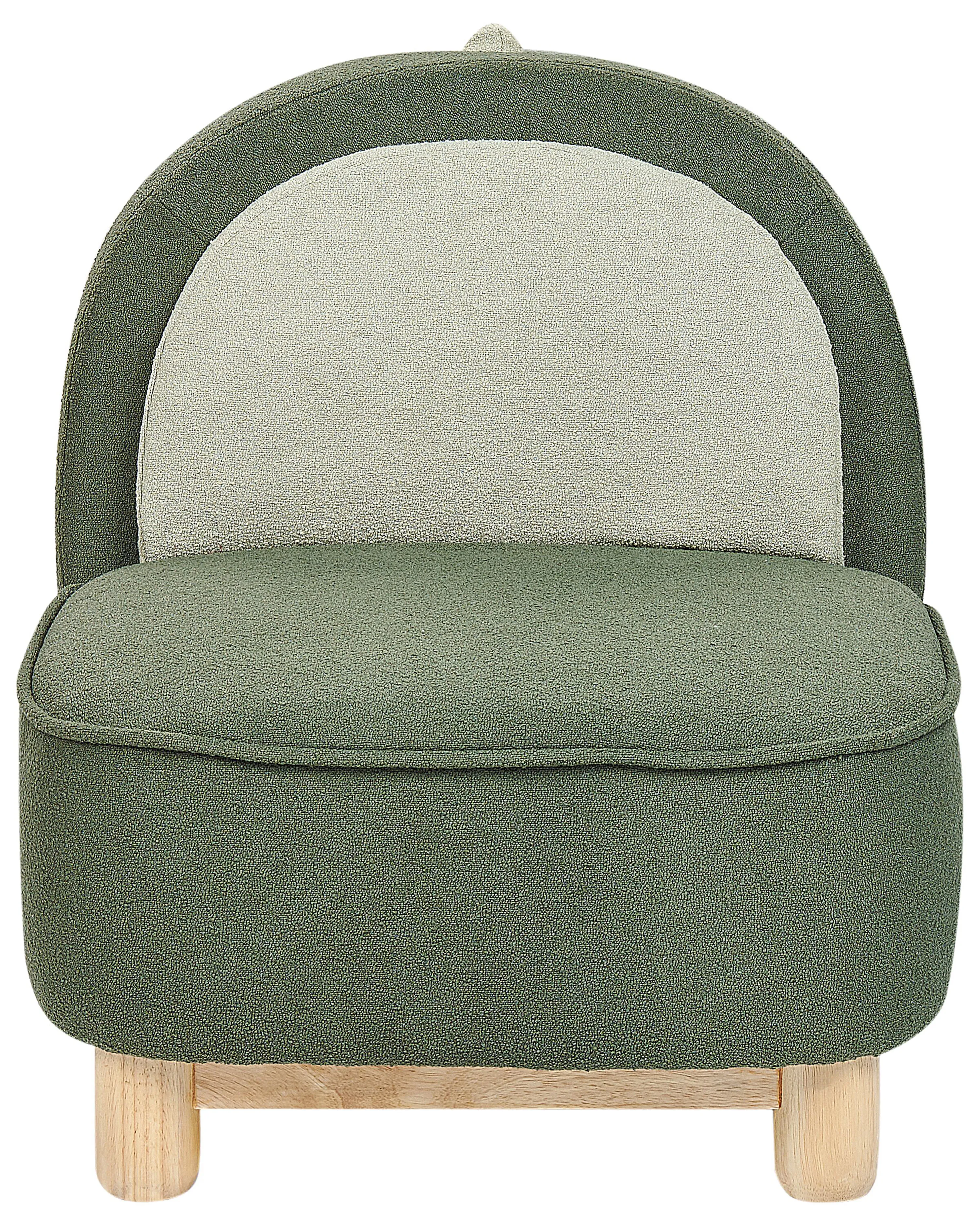 Kinderfauteuil Dinosaurus FABORG Stof Donkergroen