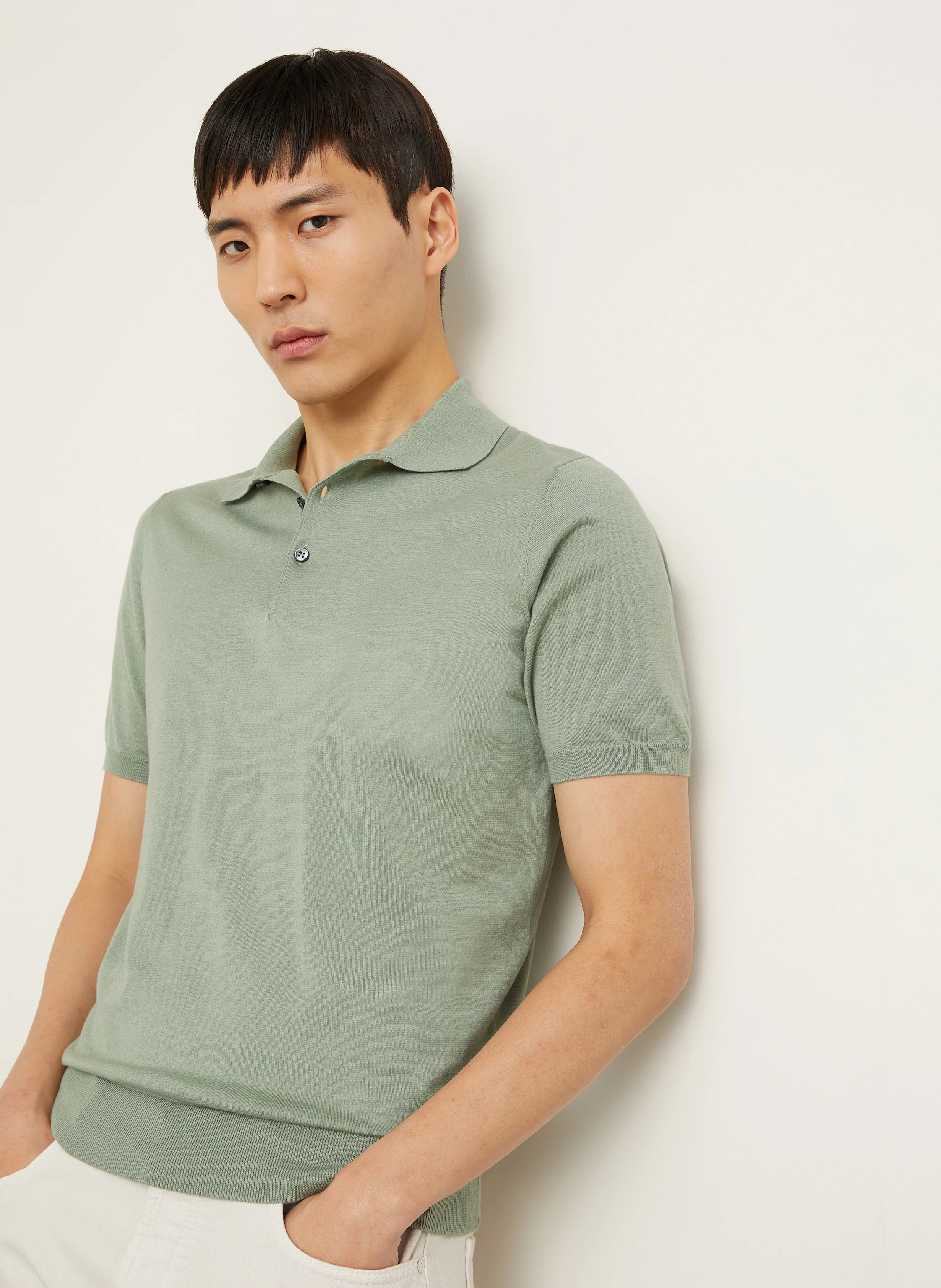FIORONI Strick-Poloshirt