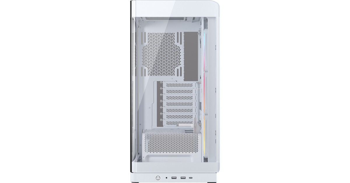 CorsairFRAME 4500X LX-R RGB LINK midi tower behuizing  (Wit | 2x USB-A | 1x USB-C | Tempered Glass)