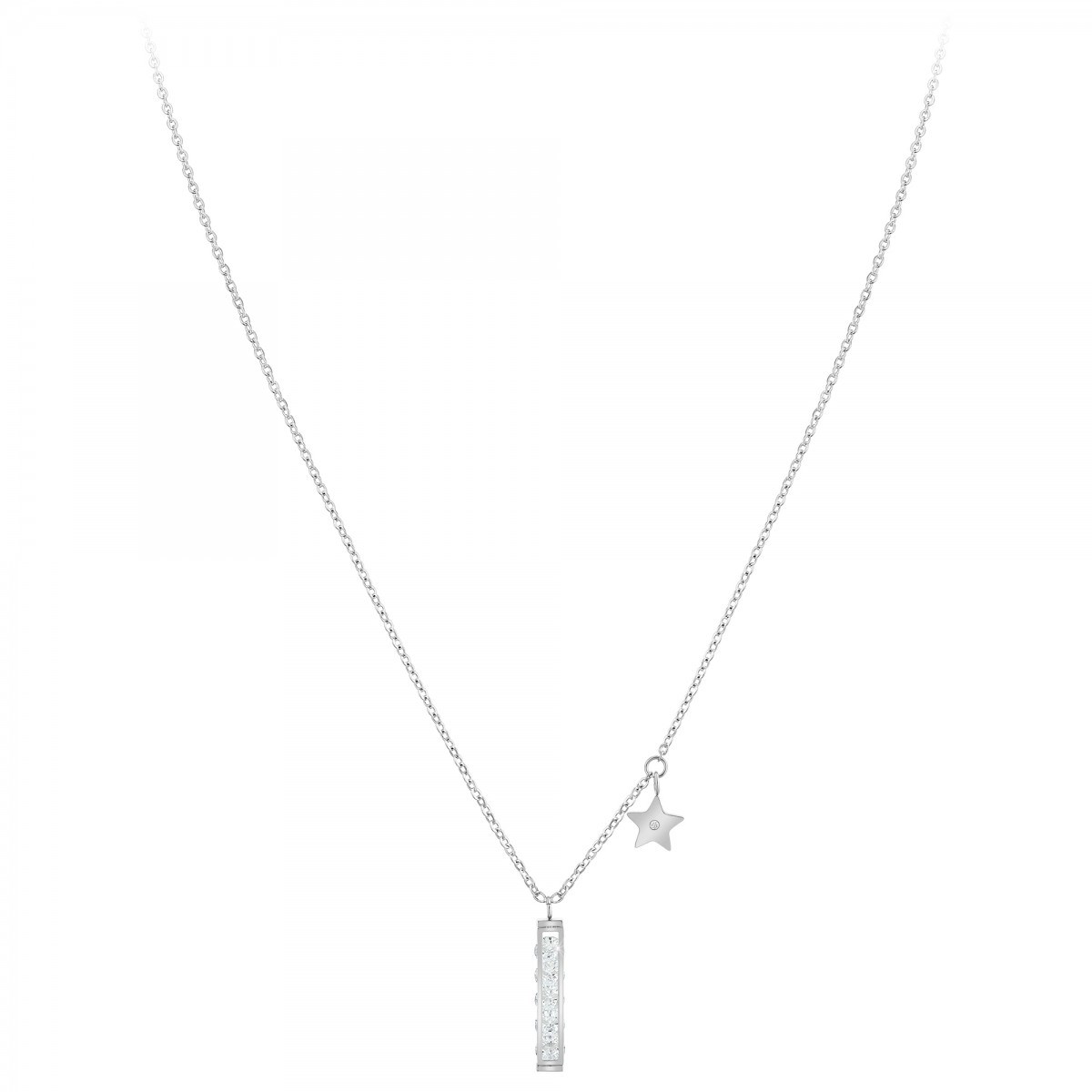 Collier SC Crystal orné d'un véritable diamant blanc