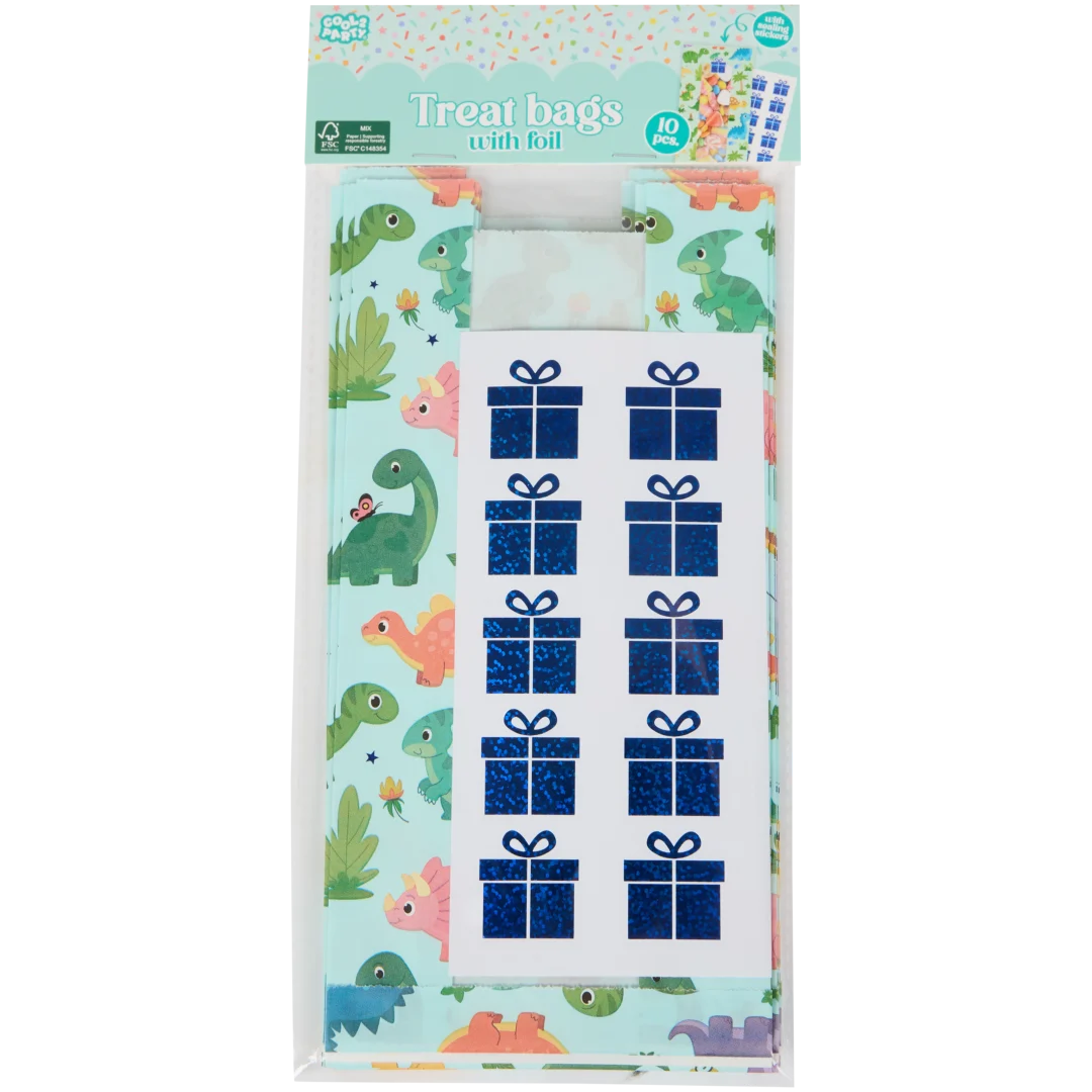 Sachets gourmands avec étiquettes Cool2Party