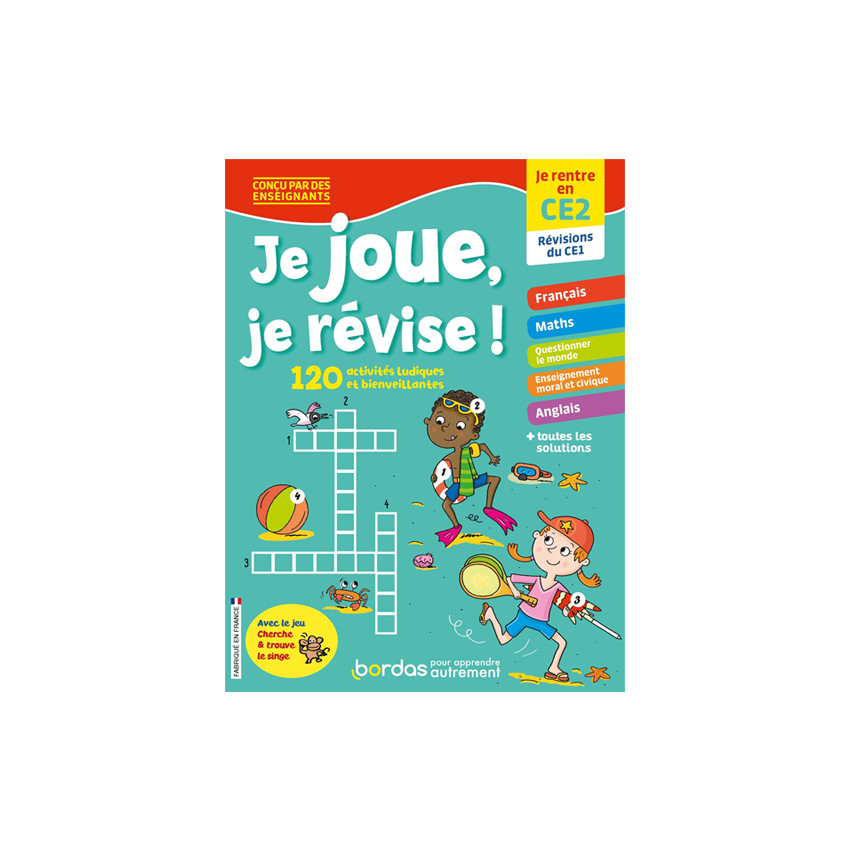 Cahier de vacances - Je joue, je révise, je rentre en CE2