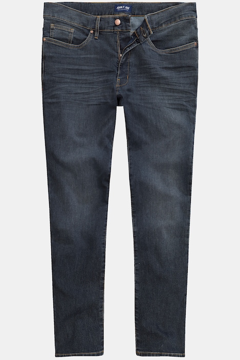 John F. Gee Jeans Bauchfit, Denim, Straight Fit, 5-Pocket, bis 72