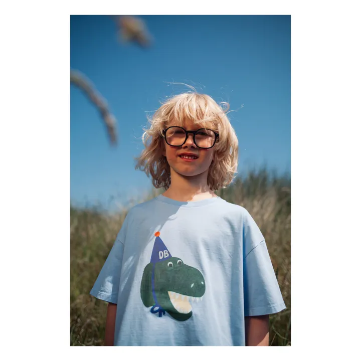 Daily Brat T-Shirt Daffy Dino | Bleu ciel