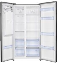 Frilec BONNSBS-666-HCF-040EDI - Amerikaanse Koelkast - Met IJsmaker - No Frost - Met Display - 513 Liter - Zwart