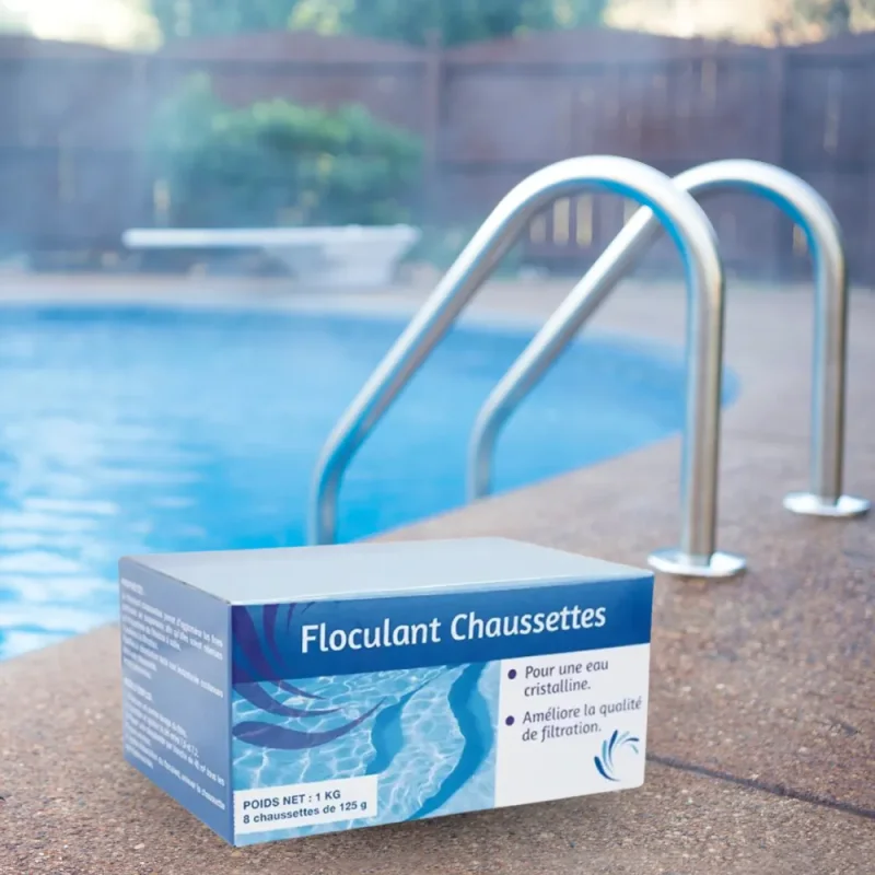 PURISSIMEAU - Floculant chaussettes piscine
