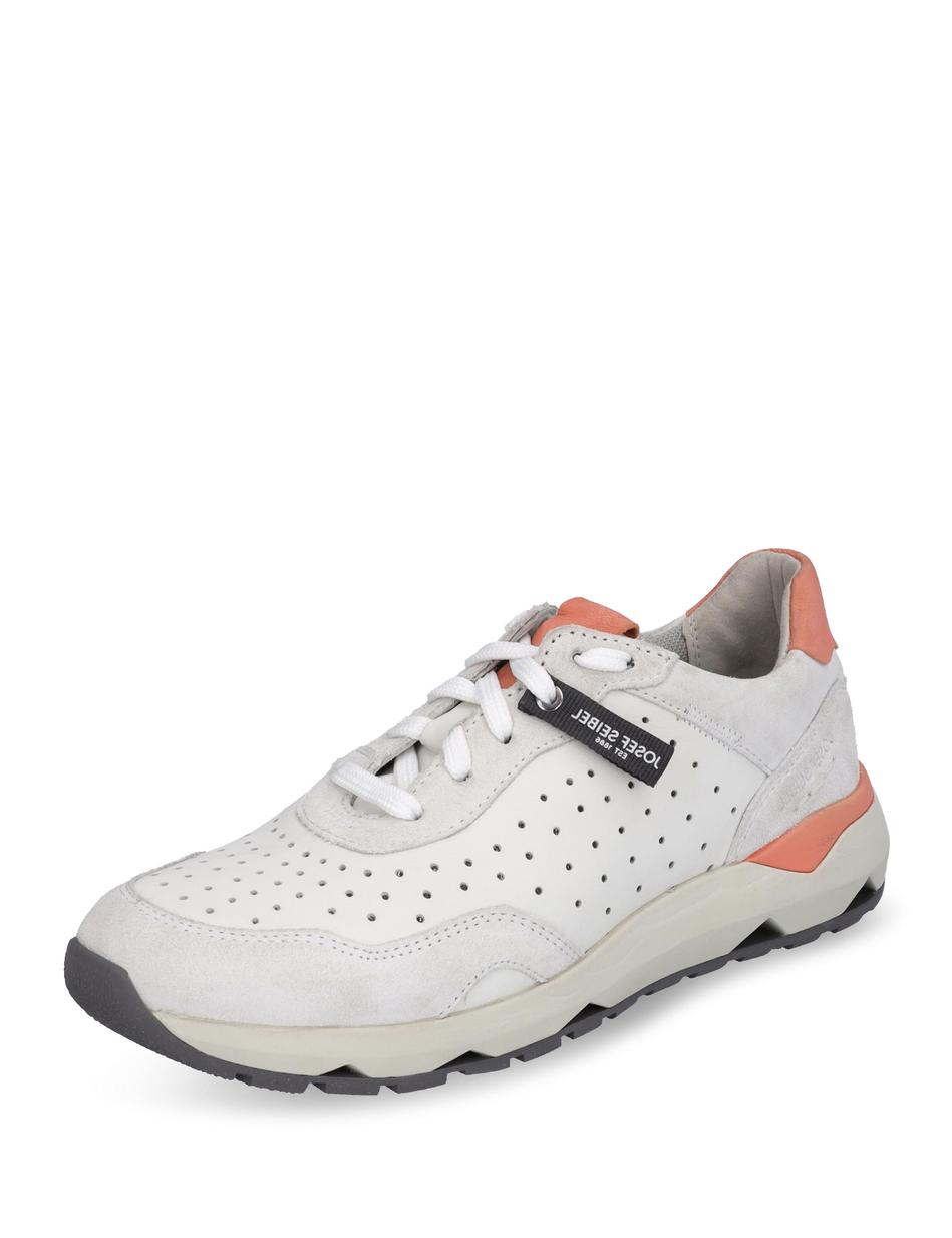 Sneaker Jonah 02, weiss-lachs