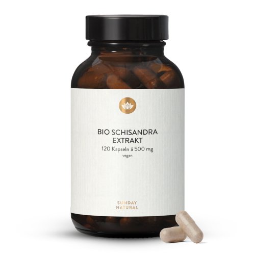 Sunday Natural Products  Bio Schisandra Extrakt Kapseln