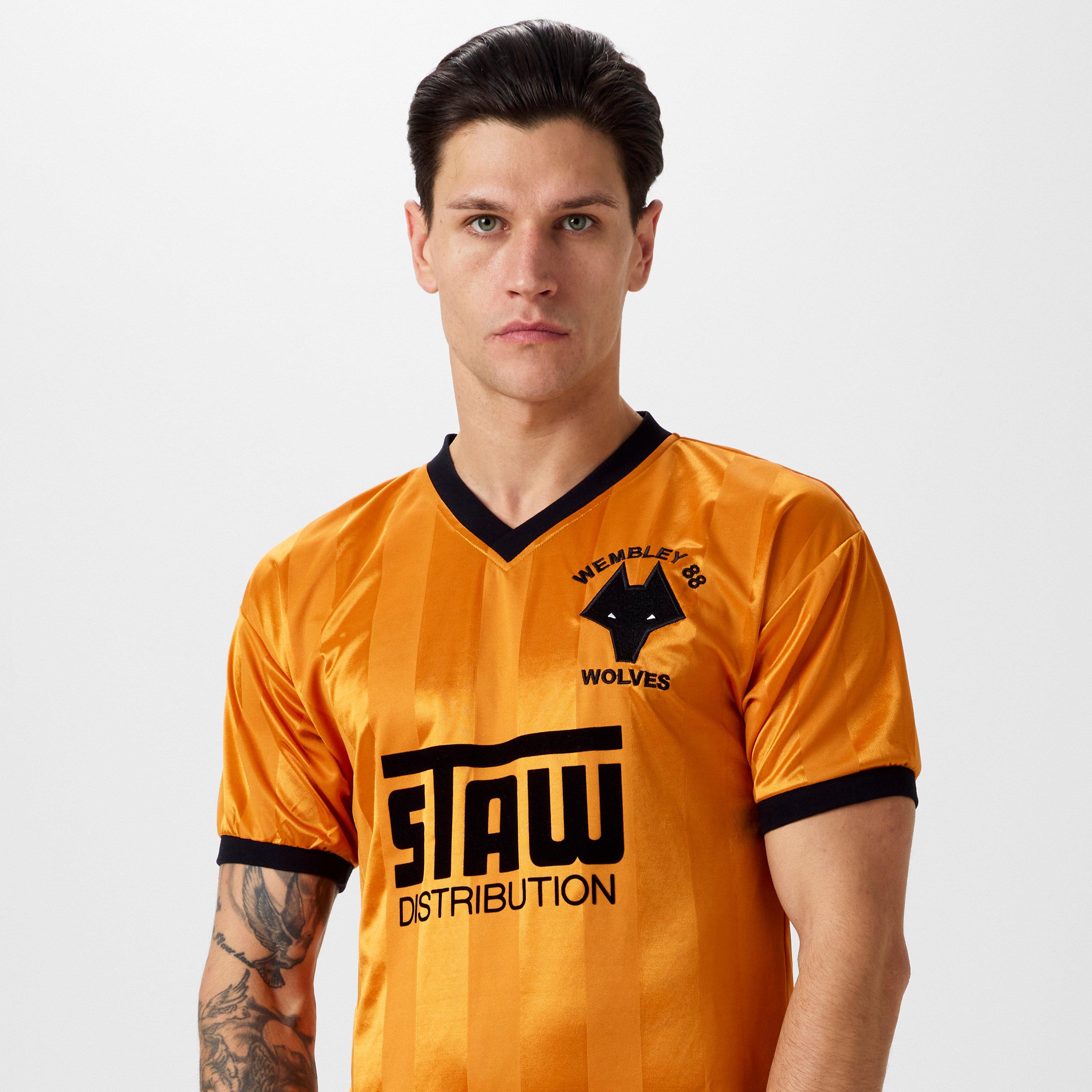Score Draw SD Wolverhampton Wanderers88 Home Shirt Adults