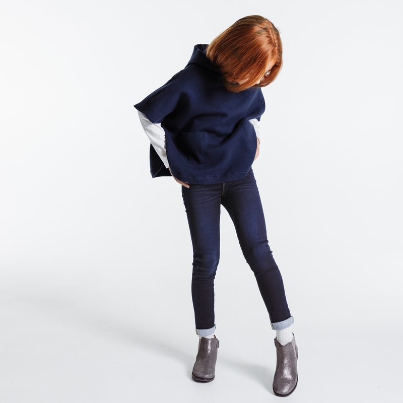 Jean skinny dark blue bleu fille