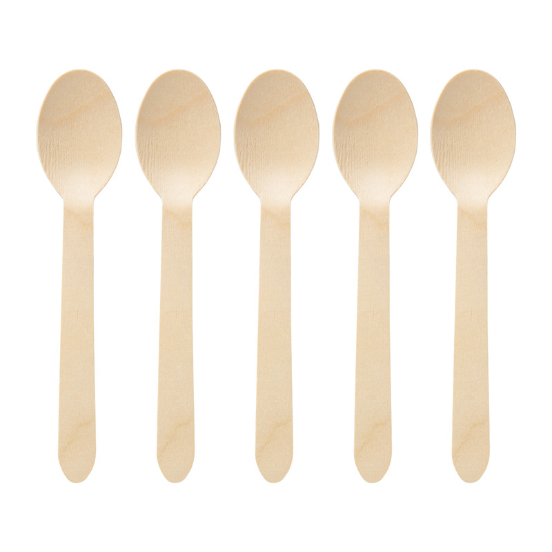 Houten lepels - set van 20