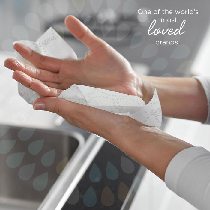 Kleenex 6781 6st Ultra Handdoekenrollen Slimroll 2-Laags wit (6781)