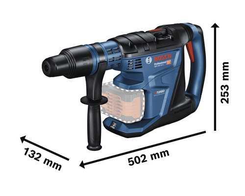 Bosch Professional GBH 18V-40 C SDS-Max BITURBO accuboorhamer, zonder accu en lader