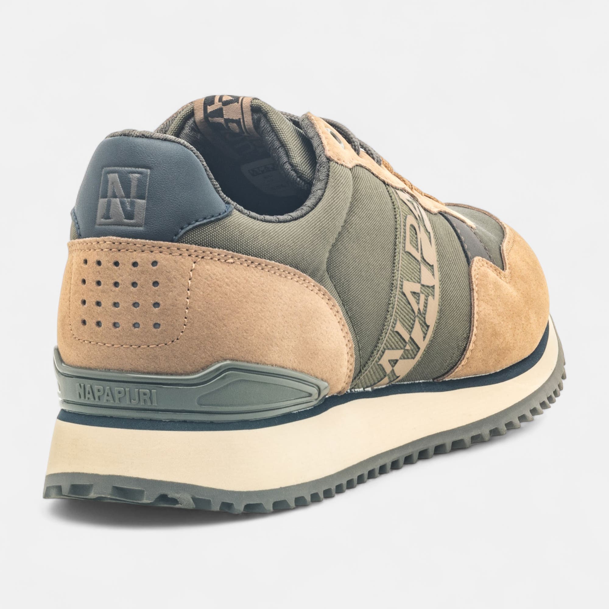 Baskets Homme kaki