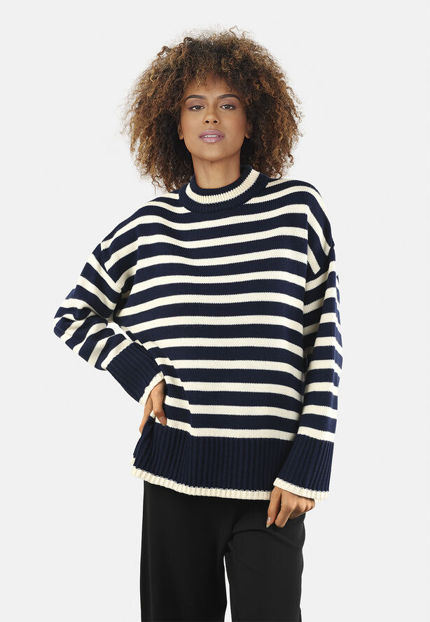 SisterS Point MIBA-LOOSE Navy/cream