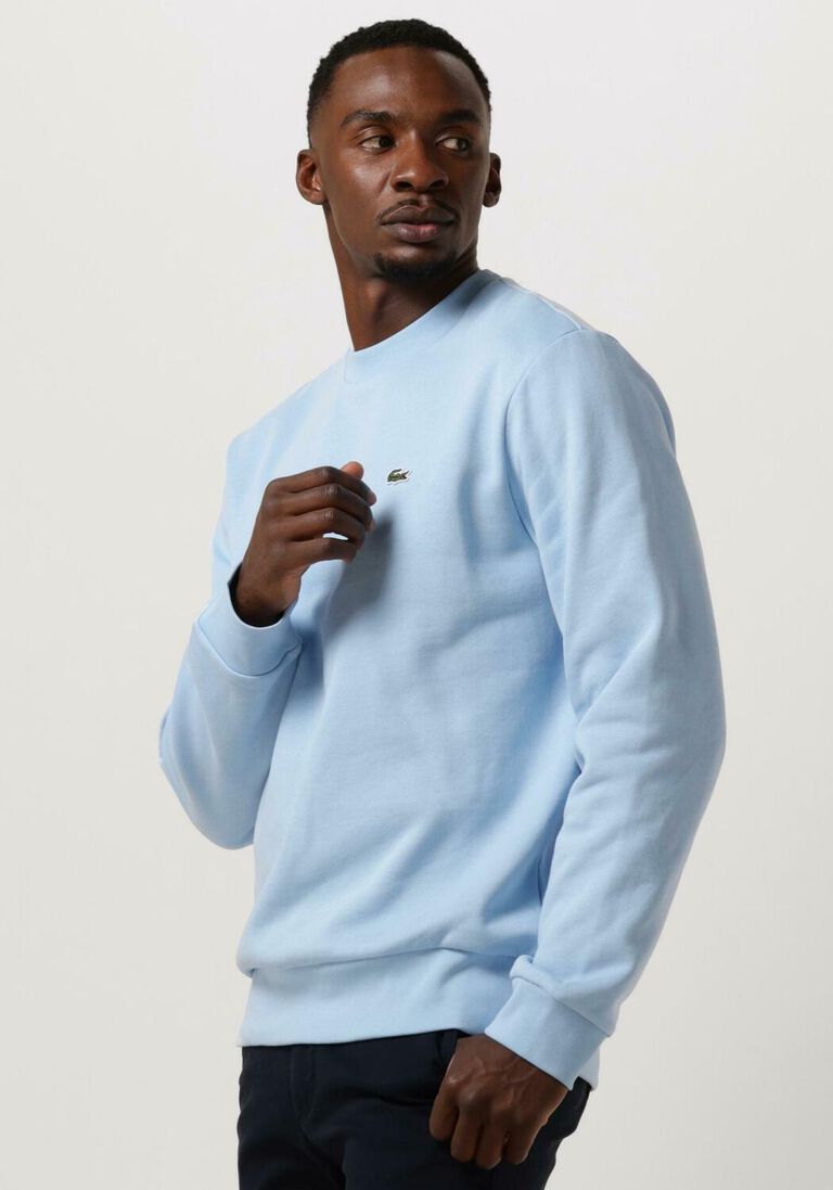 LACOSTE lichtblauwe lacoste trui 1hs1 men sweatshirt