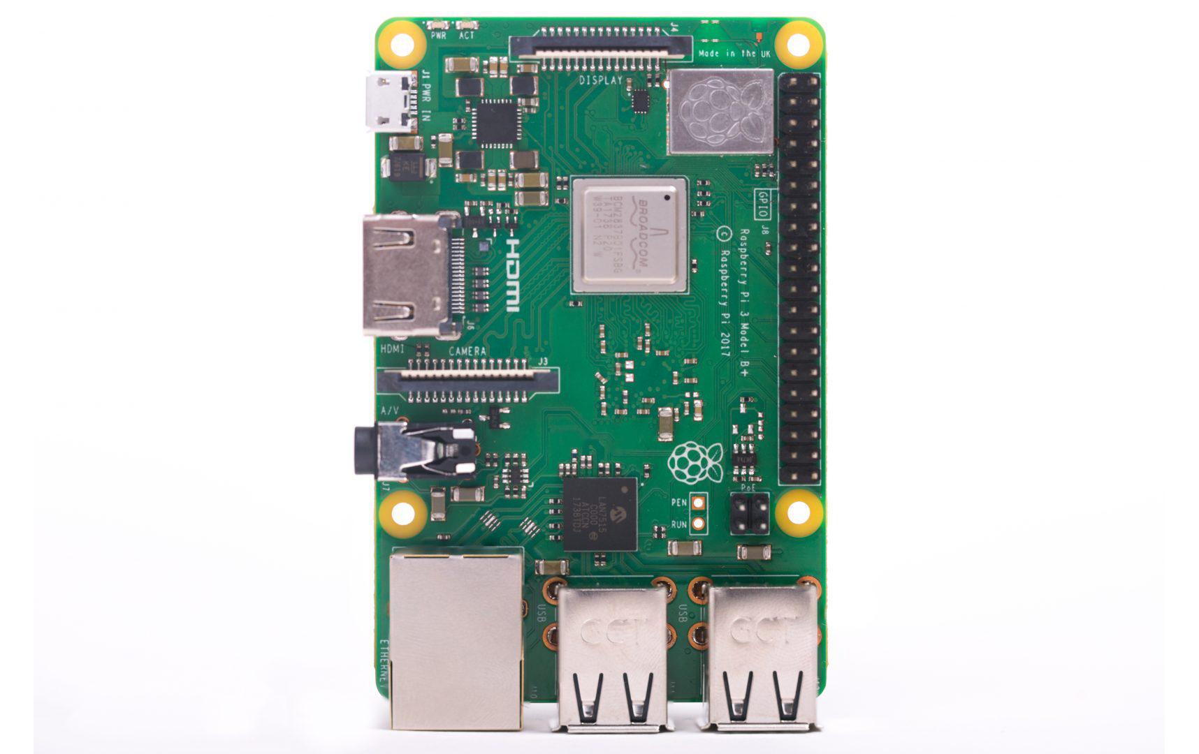 Entwicklerboard Raspberry Pi 3 Model B+ 1 GBVielseitiger Singleboard Computer