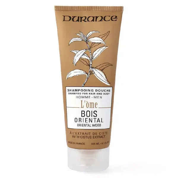 Durance L'òme Shampoo de banho de madeira oriental 200ml
