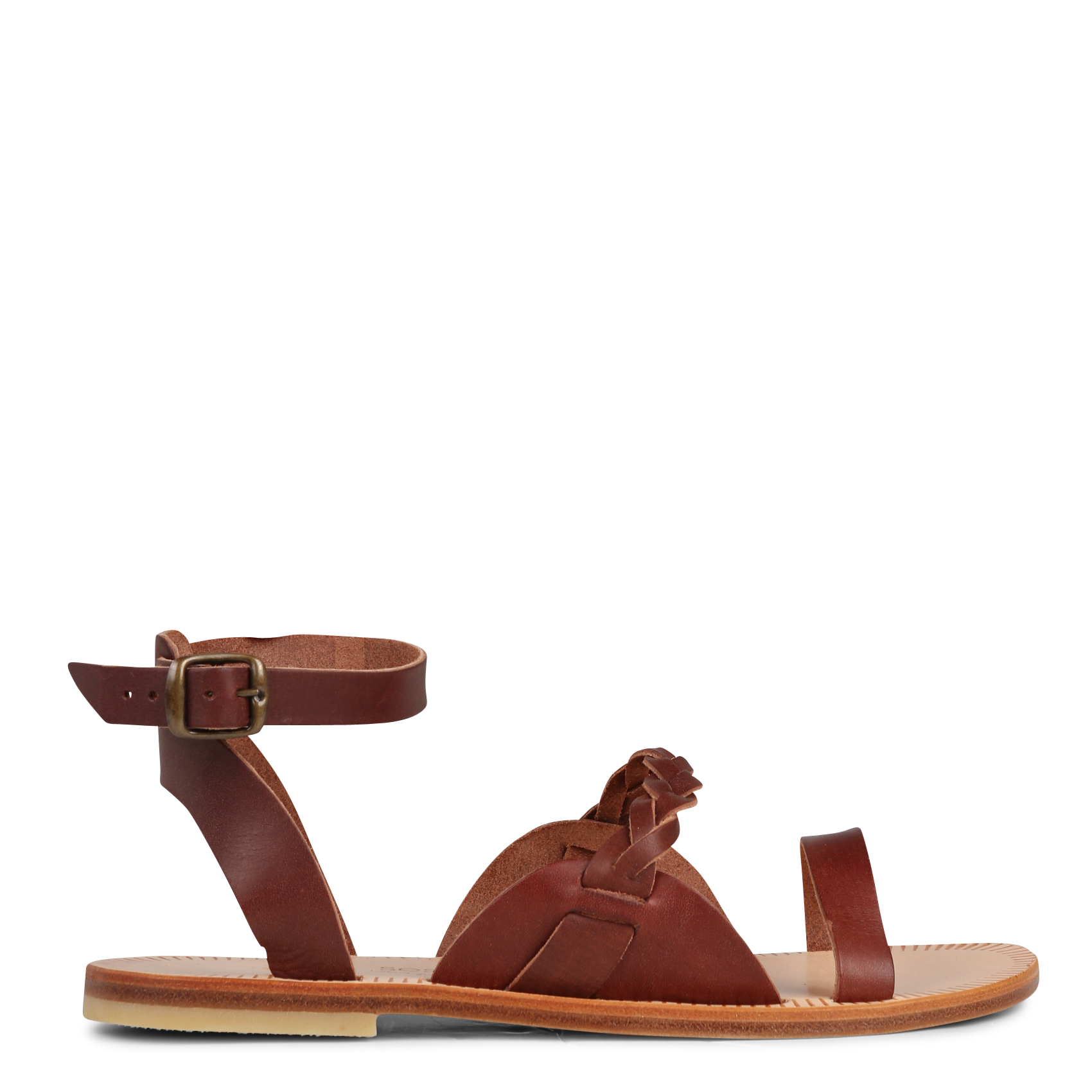 THEMIS - Sandales en cuir | Marron