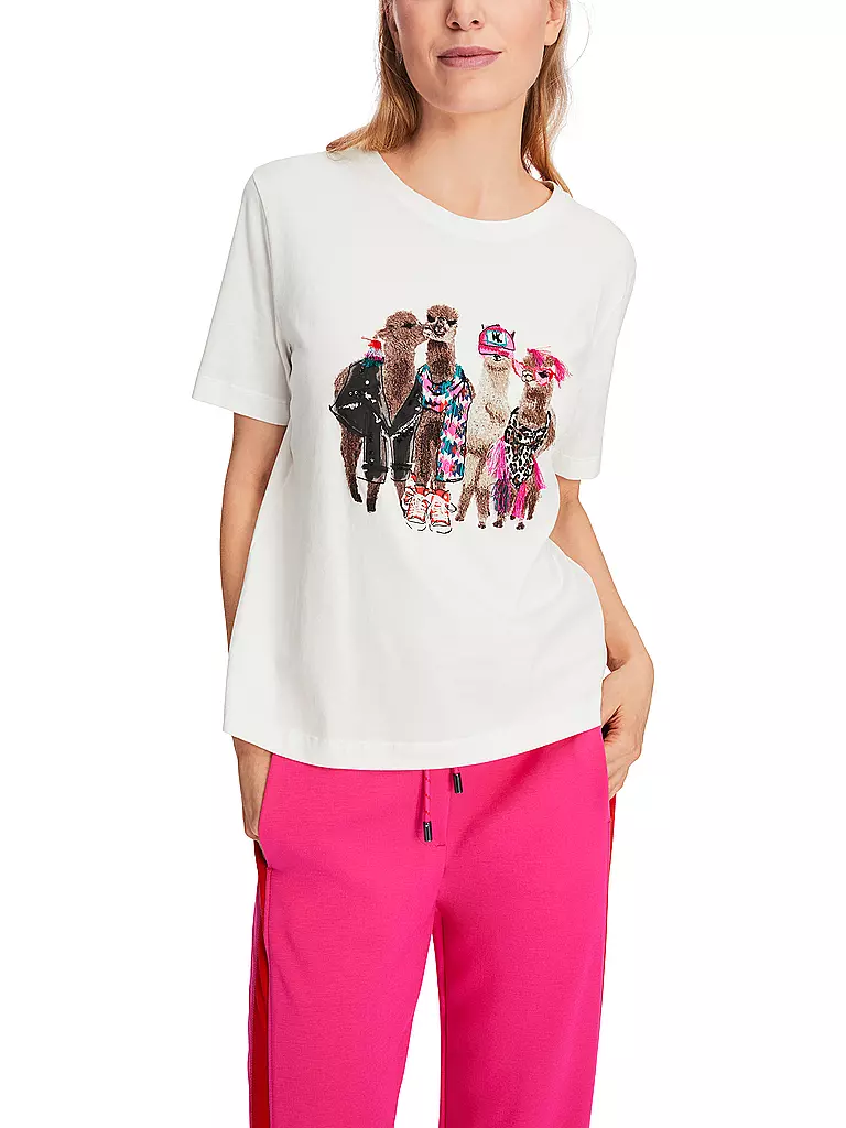 MARC CAIN T-Shirt weiss