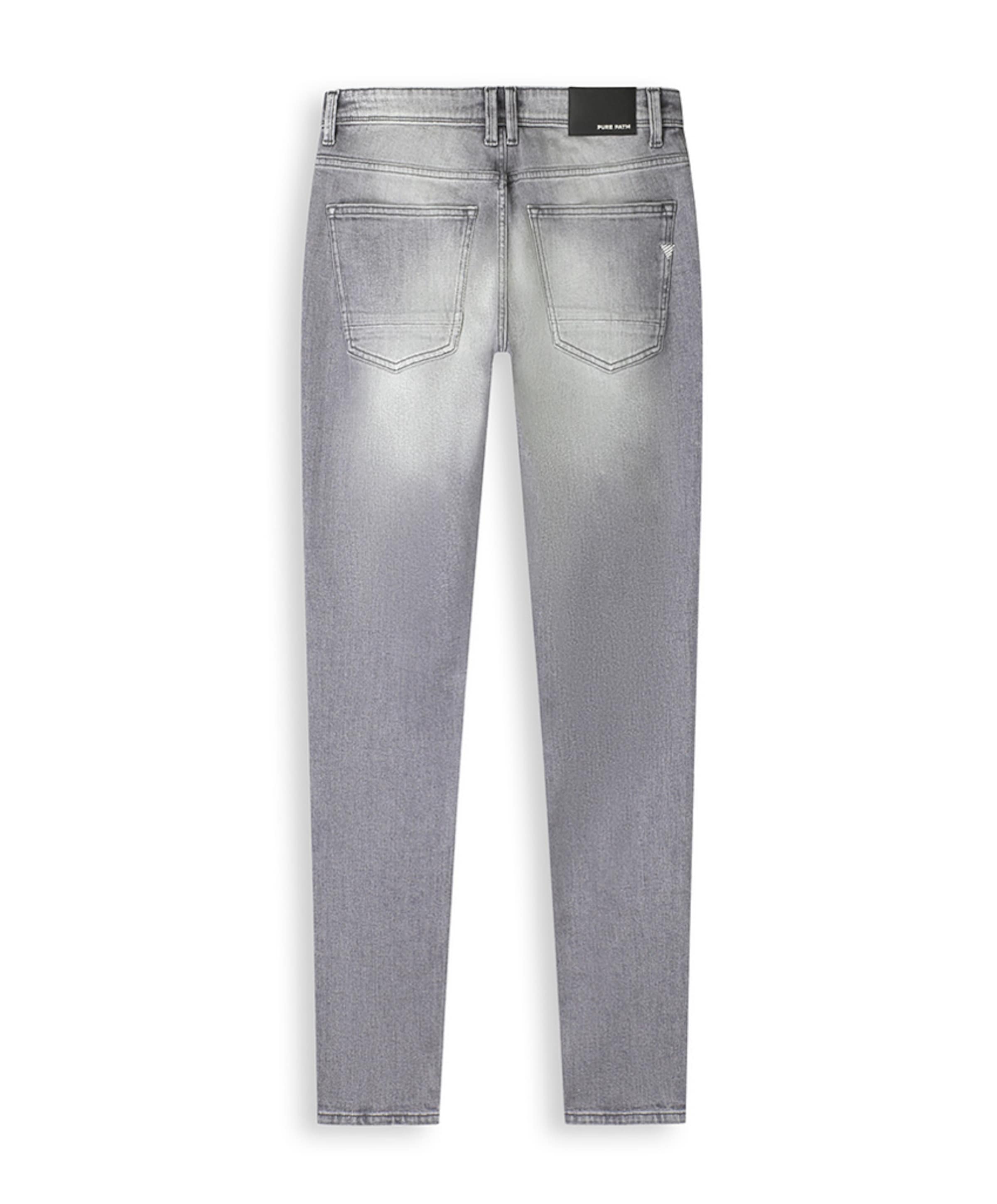Pure Path The Jone Skinny Fit heren jeans grijs