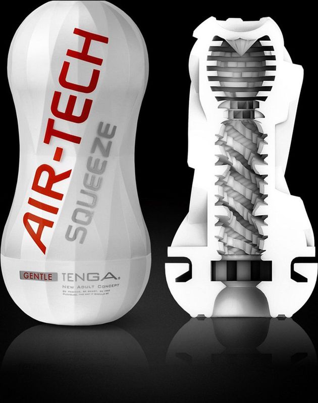 AIR-TECH - Squeeze - Luchtdruk Vibrator - Herbruikbaar - Flexibele Behuizing