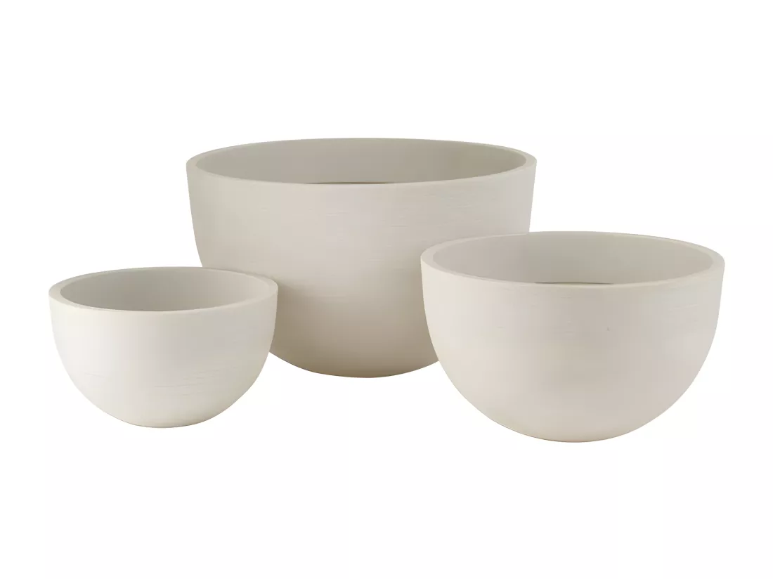 Lot de 3 Cache-Pots Céramique 