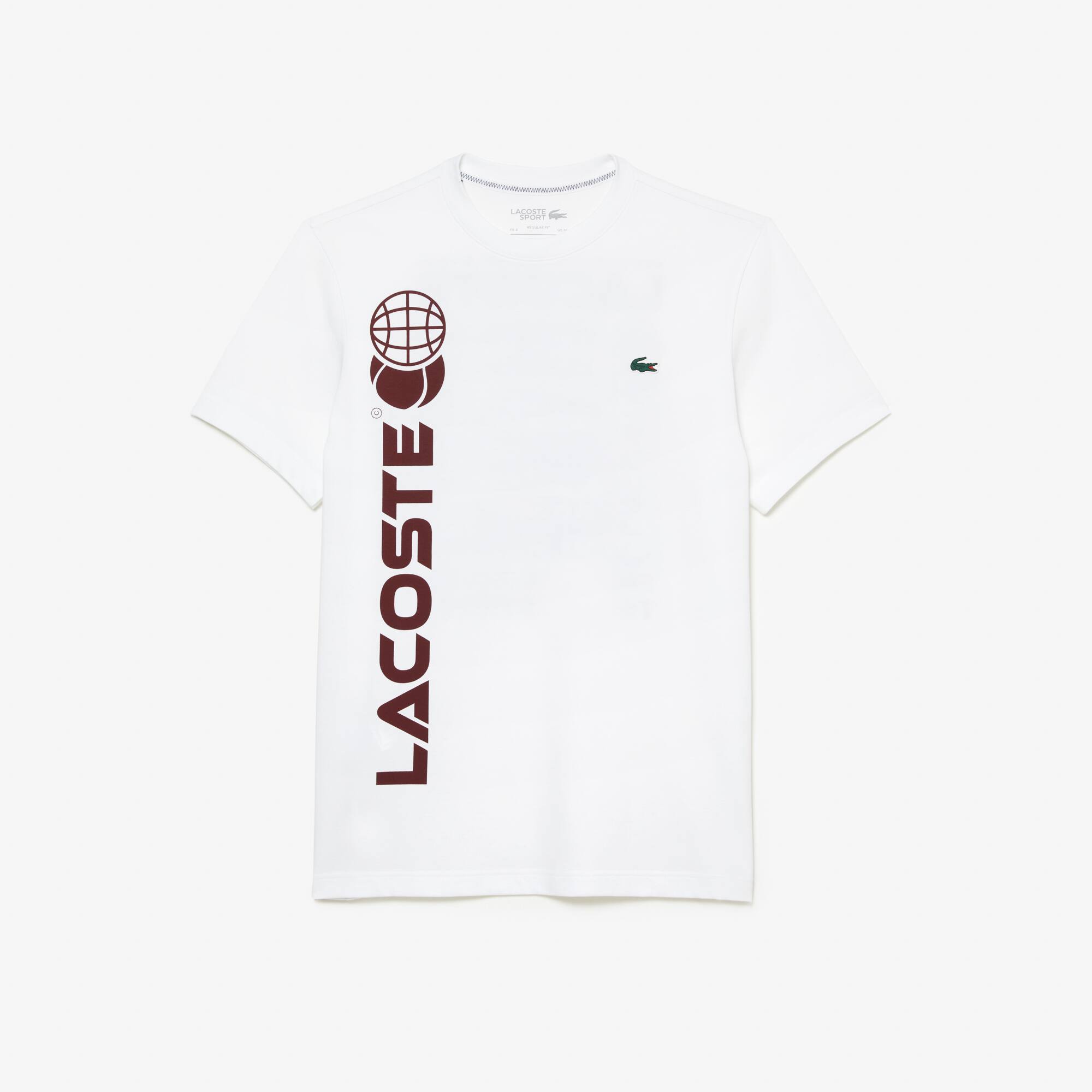 LACOSTE TENNIS x Daniil Medvedev T-Shirt in Regular Fit T-Shirts - Weiss - Lacoste - Herren