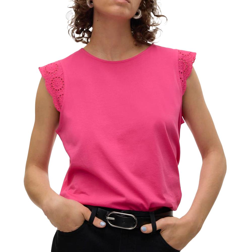 Vero Moda Top Or Femme Vero Moda Vmemily Sl Gathering Top Jrs Noos 10305210-R°Y