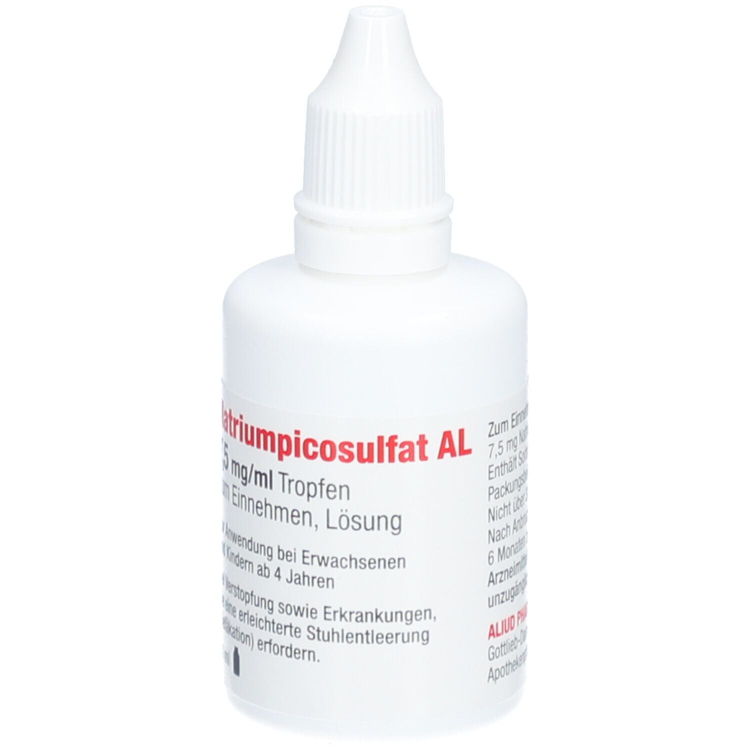 ALUID PHARMA NATRIUMPICOSULFAT AL 7,5 mg/ml Tropfen zum Einnehmen, Lösung