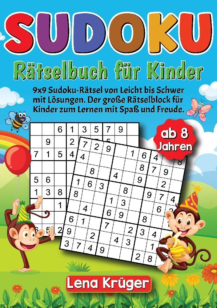 Sudoku Rätselbuch für Kinder ab 8 Jahren