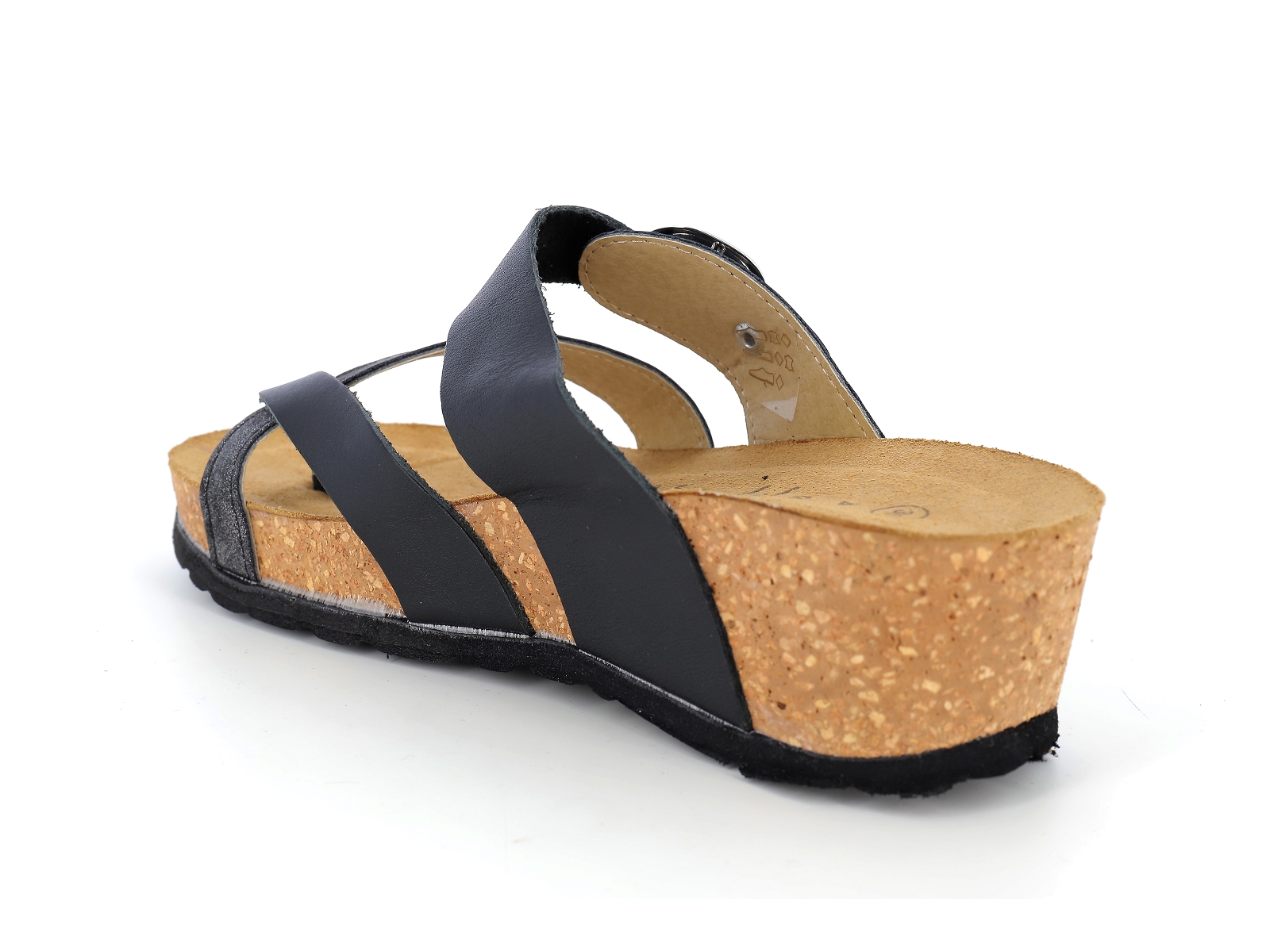P brand-K1234 / 10NU Matières combinées Noir Argent
