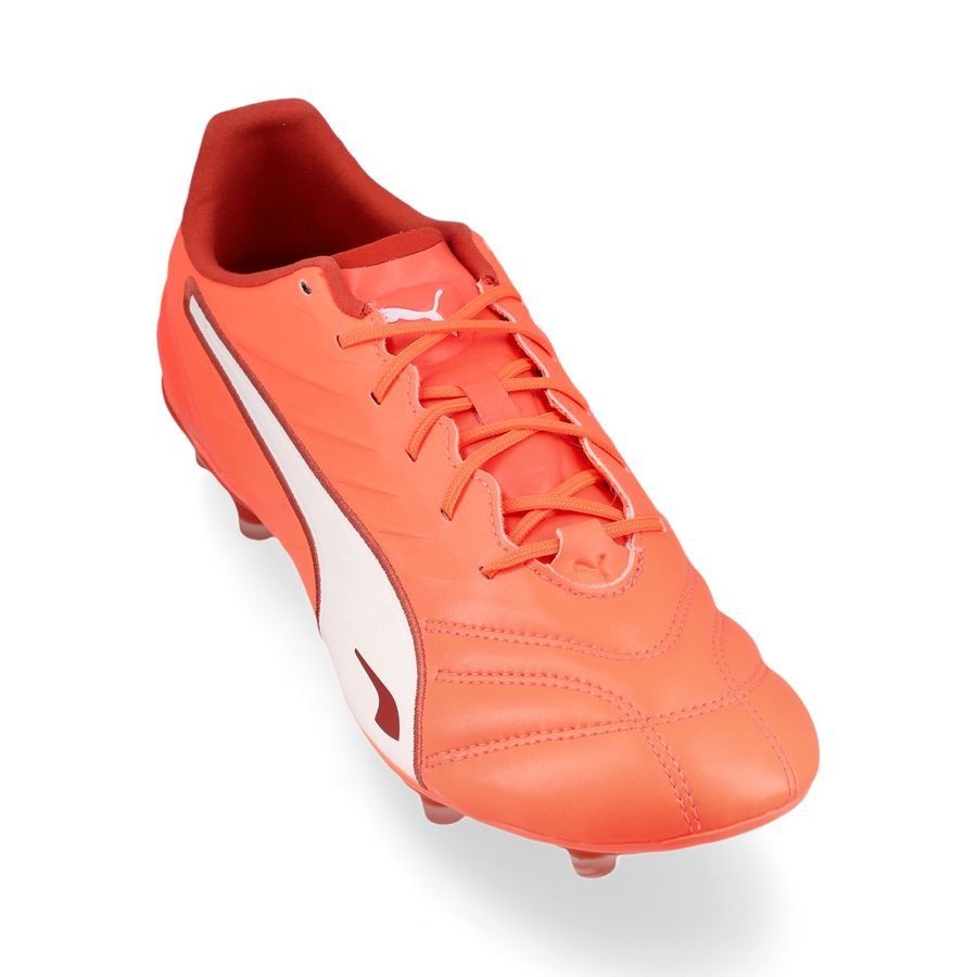 PUMA King Pro FG/AG Unlimited - Glowing Red/Blanc/Red Fire Femme