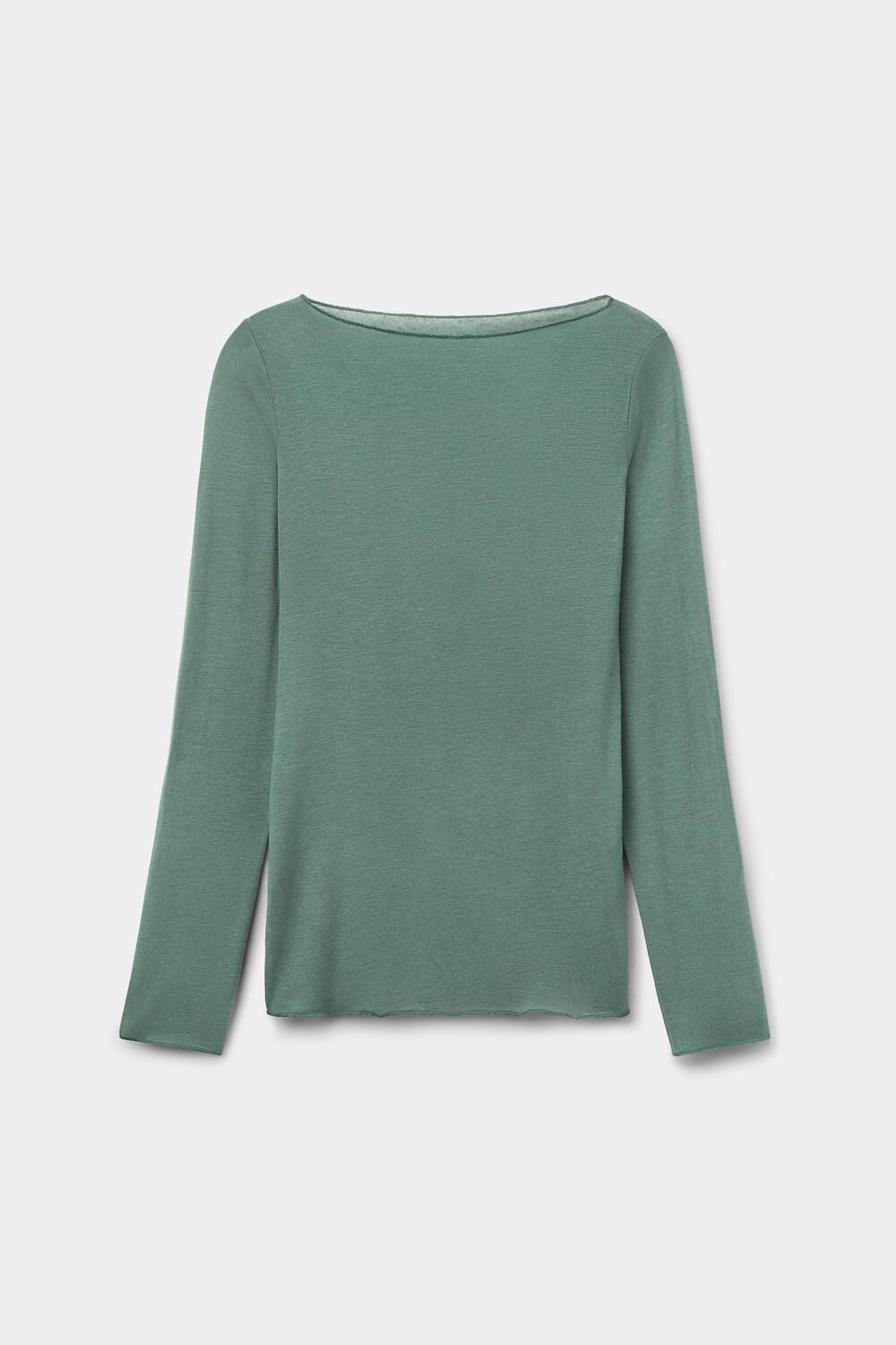 Blusa ultraleve de cashmere com decote canoa