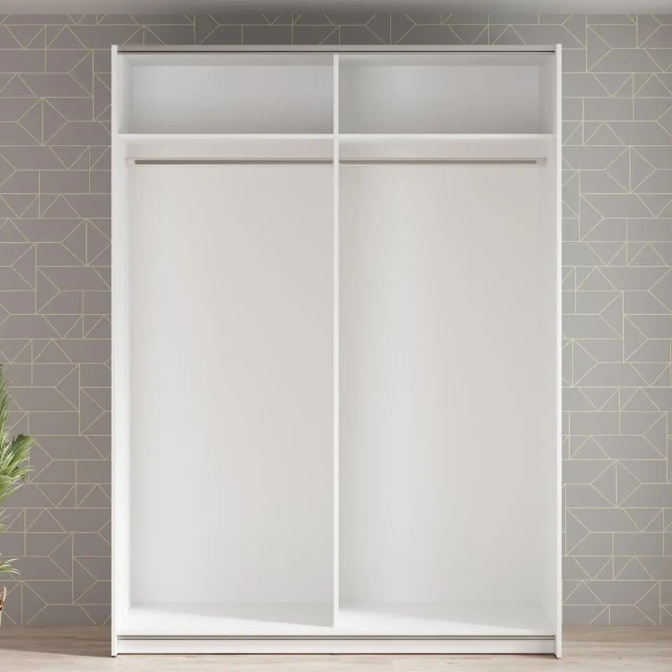 Meubella - Kledingkast Mendoza - Wit - 150 cm