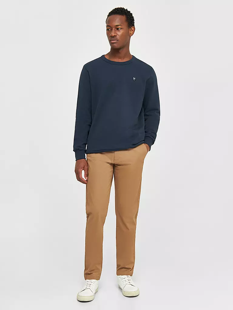 KNOWLEDGE COTTON APPAREL Sweater ERIK blau