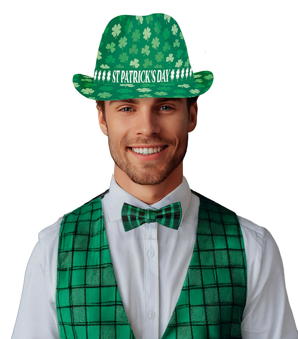 St. Patrick'S Day Hoed Groen Klavertjes