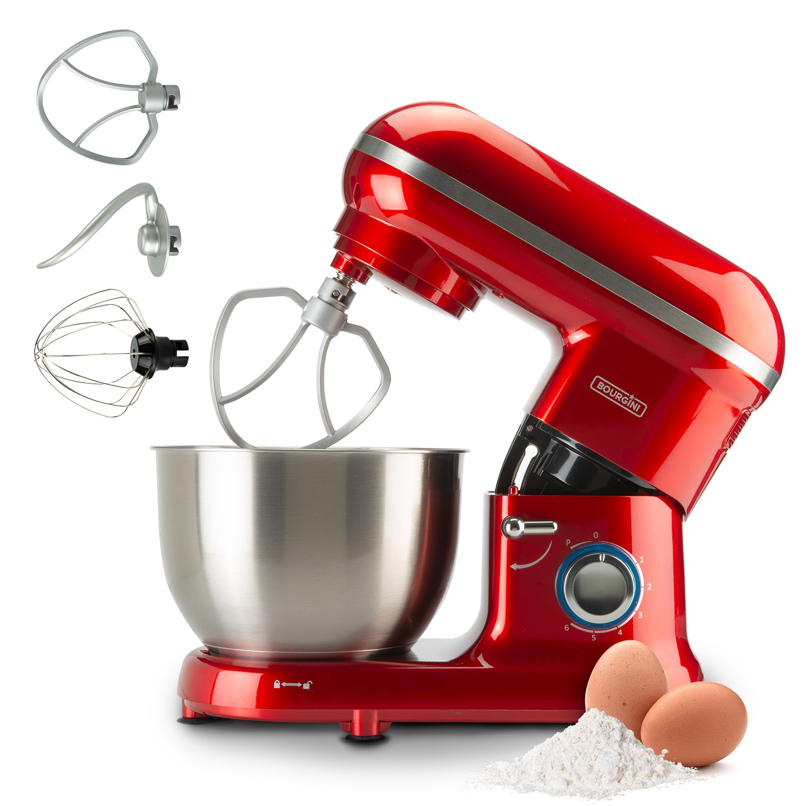 Bourgini Classic - Keukenmachine - Rood