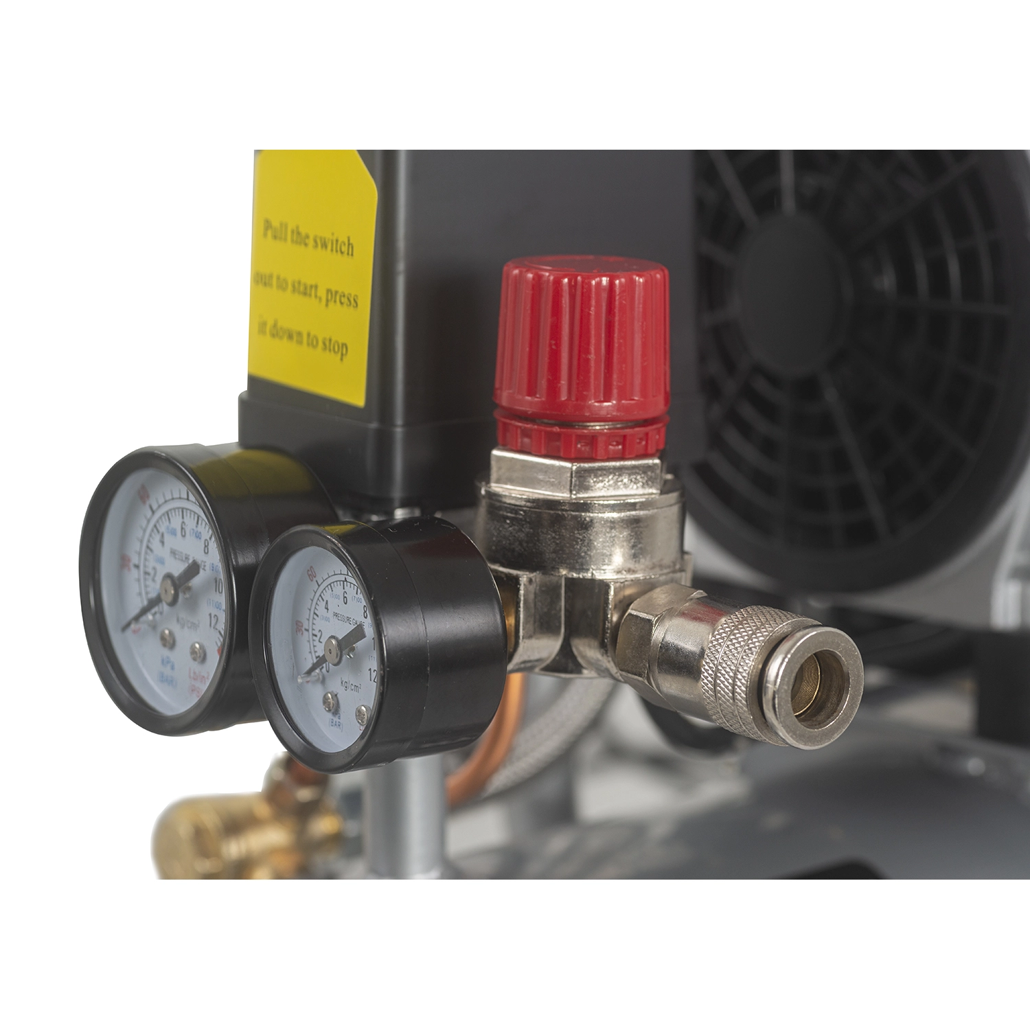 Hyundai 55758 Stille compressor - olievrij - 230V - 8L
