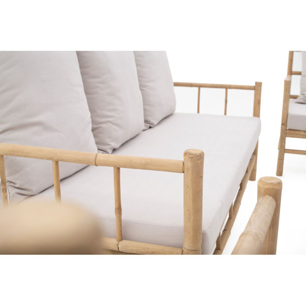 SOFAGRUPPE SUNFUN KLOCKARBODA BAMBUS NATUR
