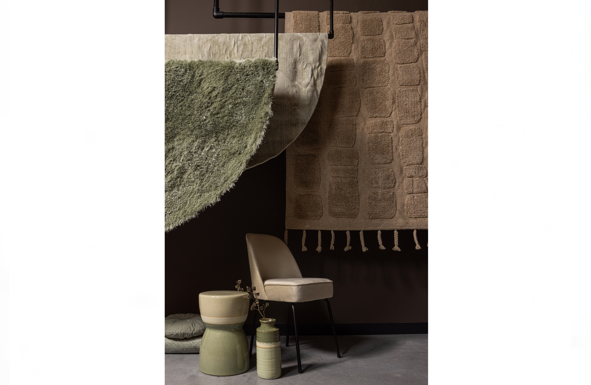 BePureHome vloerkleed Praline Praline vloerkleed - Coffee