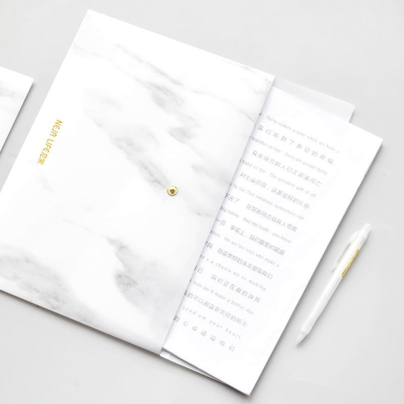 NEJA - Marmerprint A4 / A5 / B5 Documentenhoes