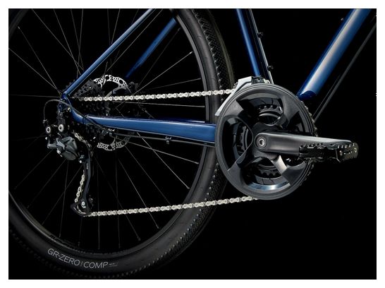 Vélo Fitness Trek Dual Sport 2 Shimano Acera / Altus 9V 650mm Bleu Foncé 2023