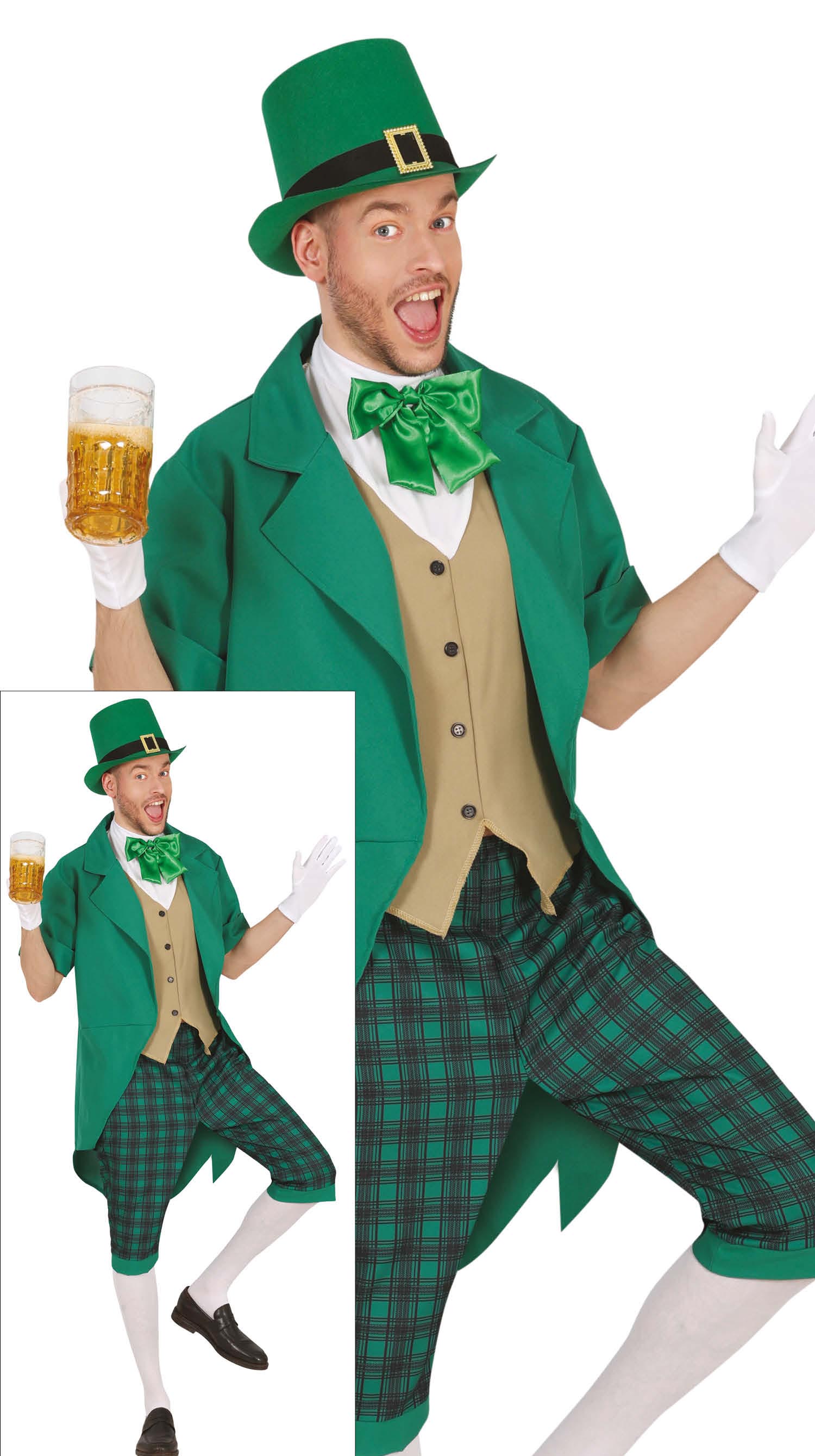 St. Patrick'S Day Kostuum Groen Heren