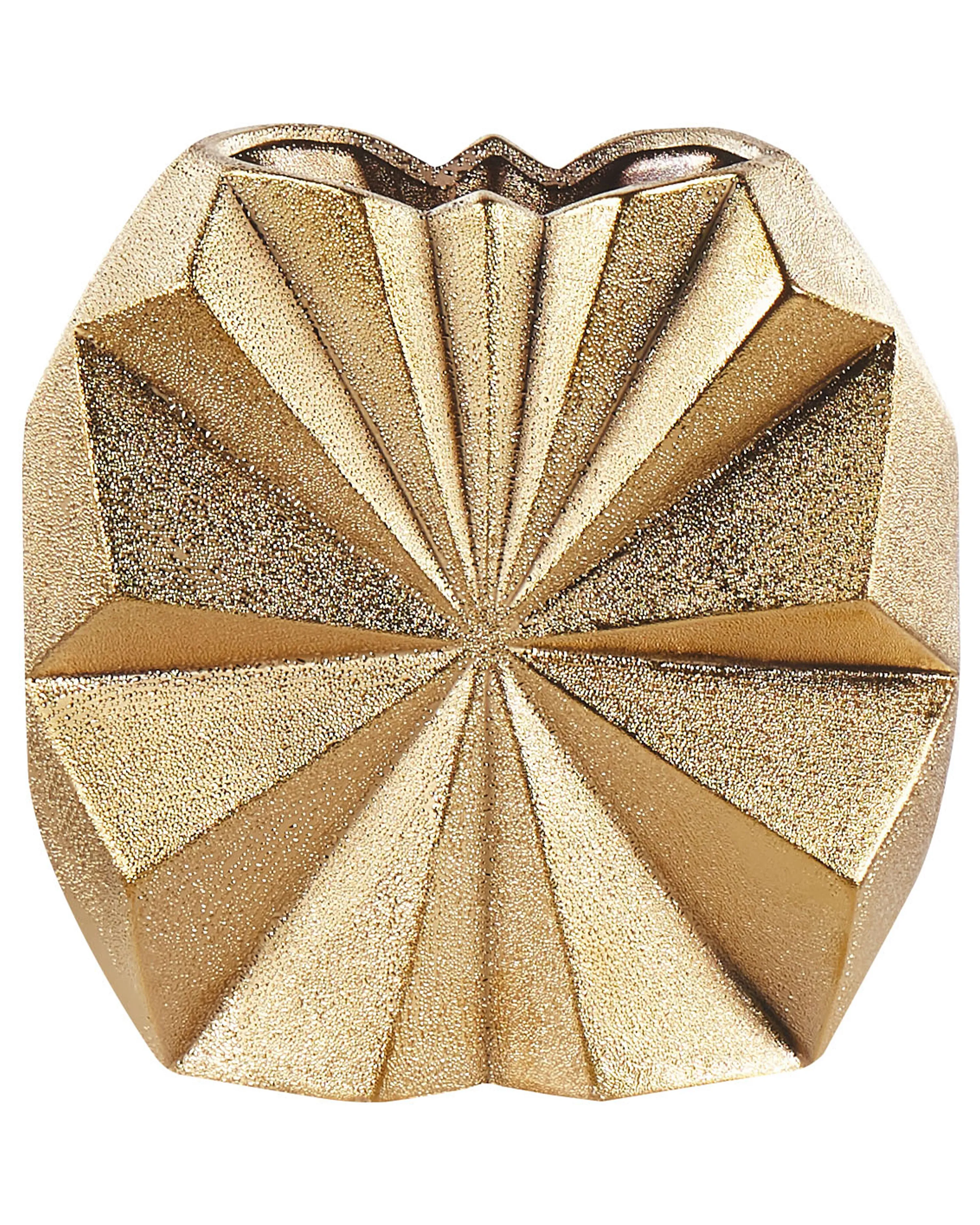 Decoratieve vaas AELIA Keramiek 25 cm Goud