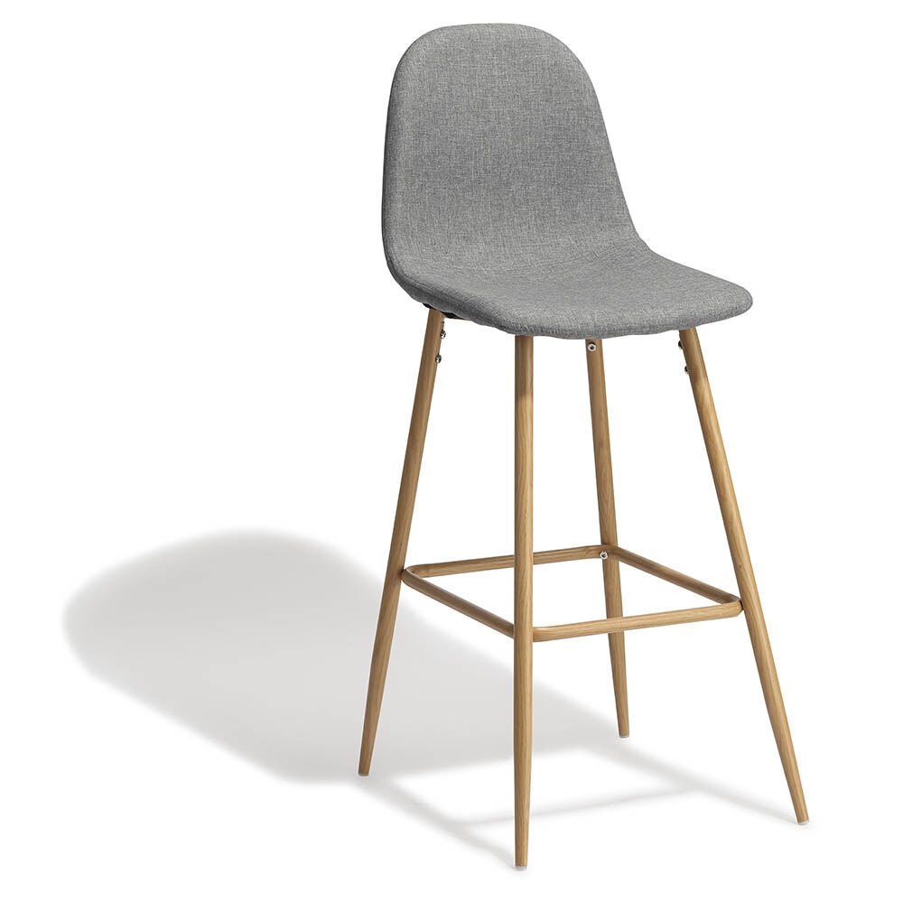 Tabouret de bar Gaby gris anthracite x 2