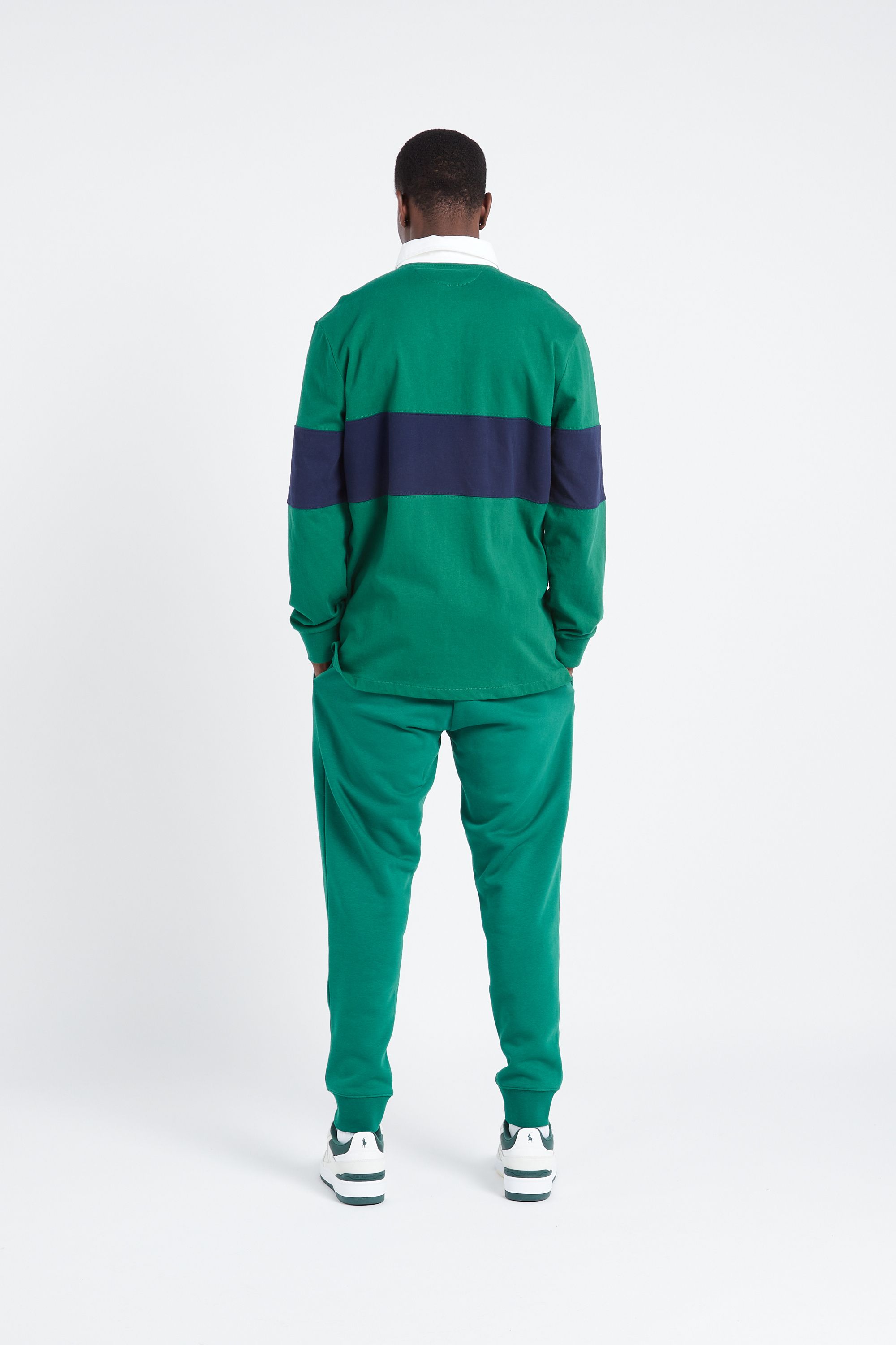 POLO RALPH LAUREN Polo 10/1 JERSEY-LSL-RUG Vert