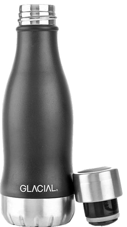 Glacial vandflaske GL1848300018 (Matte Black)