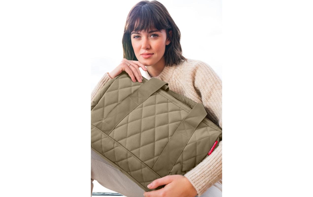 Umhängetasche Allrounder M Rhombus OliveSchultertasche